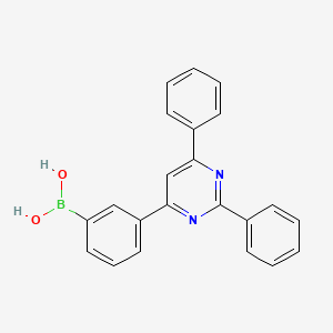 (3-(2,6-Diphenylpyrimidin-4-yl)phenyl)boronic acid