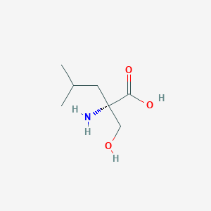 D-Leucine, 2-(hydroxymethyl)-