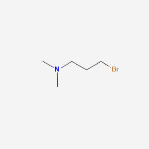 molecular formula C5H12BrN B1314016 3-Bromo-N,N-dimethylpropan-1-amine CAS No. 53929-74-1