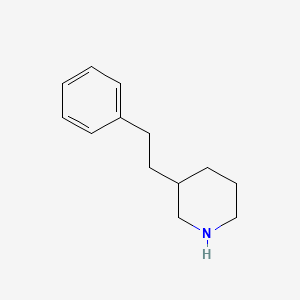 molecular formula C13H19N B1314019 3-苯乙基哌啶 CAS No. 136423-13-7