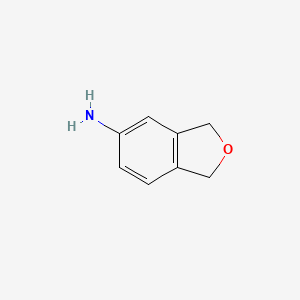 B1314021 1,3-Dihydroisobenzofuran-5-amine CAS No. 61964-08-7