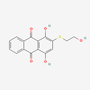 1,4-Dihydroxy-2-((2-hydroxyethyl)thio)anthraquinone