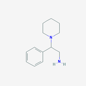 molecular formula C13H20N2 B1314023 2-苯基-2-(哌啶-1-基)乙胺 CAS No. 5815-73-6