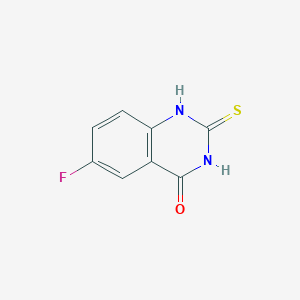 molecular formula C8H5FN2OS B1314026 6-氟-2-巯基-3,4-二氢喹唑啉-4-酮 CAS No. 69661-42-3