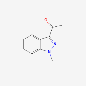 molecular formula C10H10N2O B1314035 1-(1-甲基-1H-吲唑-3-基)乙酮 CAS No. 69271-42-7