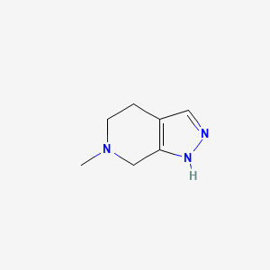 6-Methyl-4,5,6,7-tetrahydro-1H-pyrazolo[3,4-c]pyridine