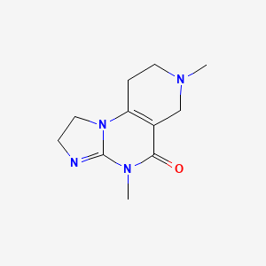 4,7-Dimethyl-1,2,6,7,8,9-hexahydroimidazo[1,2-a]pyrido[3,4-e]pyrimidin-5(4H)-one