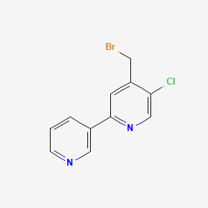 4-(Bromomethyl)-5-chloro-2,3'-bipyridine