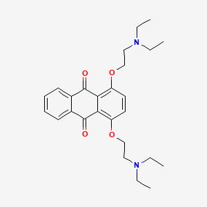 molecular formula C26H34N2O4 B13140451 1,4-Bis(2-(diethylamino)ethoxy)anthracene-9,10-dione CAS No. 88476-76-0