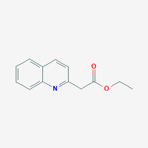molecular formula C13H13NO2 B1314070 2-(喹啉-2-基)乙酸乙酯 CAS No. 5100-57-2