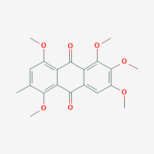 1,2,3,5,8-Pentamethoxy-6-methylanthracene-9,10-dione