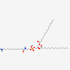 [(2R)-3-[2-(12-aminododecanoylamino)ethoxy-hydroxyphosphoryl]oxy-2-hexadecanoyloxypropyl] hexadecanoate