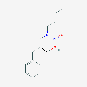 molecular formula C14H22N2O2 B131408 (R)-N-Nitroso-N-(2-benzyl-3-hydroxypropyl)butylamine CAS No. 153117-08-9