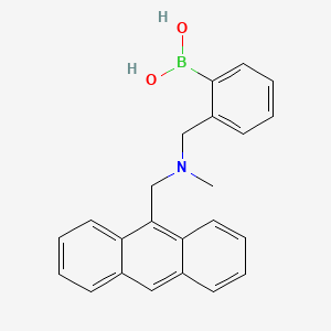 Boronic acid, [2-[[(9-anthracenylmethyl)methylamino]methyl]phenyl]-