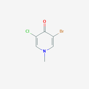 3-Bromo-5-chloro-1-methylpyridin-4(1H)-one