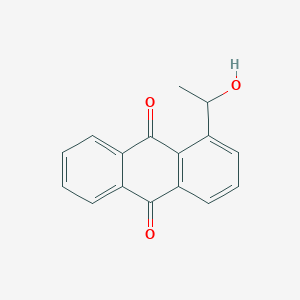 1-(1-Hydroxyethyl)anthracene-9,10-dione