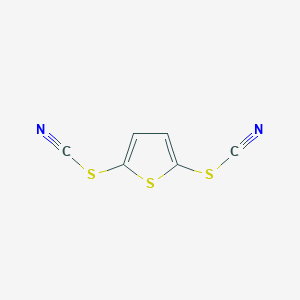 molecular formula C6H2N2S3 B1314090 2,5-二硫氰酸根硫代吩 CAS No. 34099-59-7