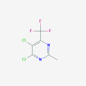 4,5-Dichloro-2-methyl-6-(trifluoromethyl)pyrimidine