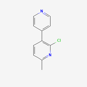 2-Chloro-6-methyl-3,4'-bipyridine