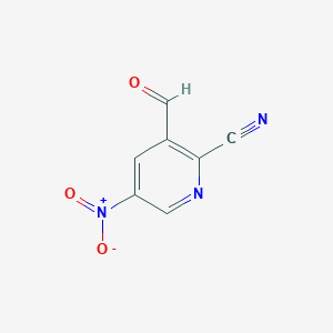 3-Formyl-5-nitropicolinonitrile