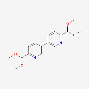 6,6'-Bis(dimethoxymethyl)-3,3'-bipyridine