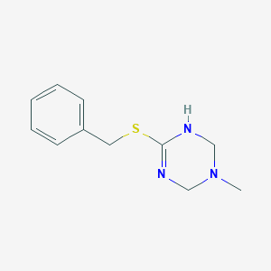 6-(Benzylthio)-3-methyl-1,2,3,4-tetrahydro-1,3,5-triazine