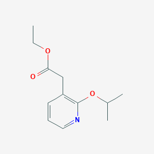 Ethyl2-(2-isopropoxypyridin-3-yl)acetate