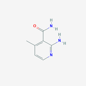 molecular formula C7H9N3O B13141449 2-Amino-4-methylnicotinamide 