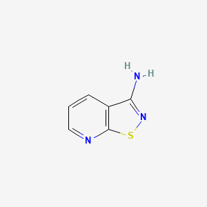 molecular formula C6H5N3S B1314177 Isothiazolo[5,4-b]pyridin-3-amine CAS No. 56891-64-6