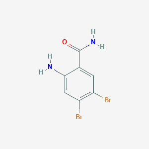 2-Amino-4,5-dibromobenzamide