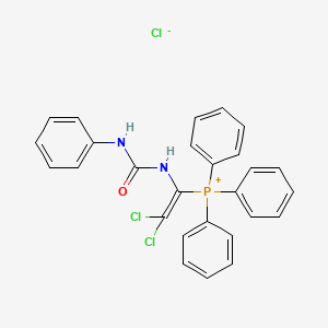 (2,2-Dichloro-1-(3-phenylureido)vinyl)triphenylphosphonium chloride