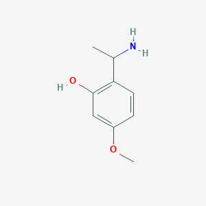 2-(1-Aminoethyl)-5-methoxyphenol