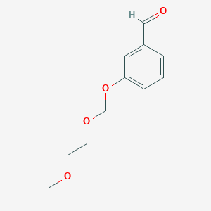 molecular formula C11H14O4 B131418 3-[(2-Methoxyethoxy)methoxy]benzaldehyde CAS No. 139461-72-6