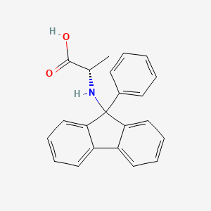 (2S)-2-[(9-phenylfluoren-9-yl)amino]propanoic acid