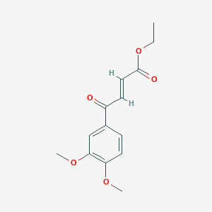 (e)-Ethyl 4-(3,4-dimethoxyphenyl)-4-oxobut-2-enoate