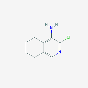 3-Chloro-5,6,7,8-tetrahydroisoquinolin-4-amine