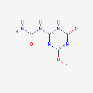 1-(4-Methoxy-6-oxo-1,6-dihydro-1,3,5-triazin-2-yl)urea