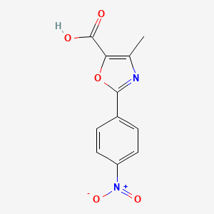 4-Methyl-2-(4-nitrophenyl)oxazole-5-carboxylic acid