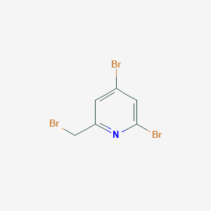 2,4-Dibromo-6-(bromomethyl)pyridine