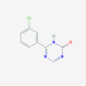 6-(3-Chlorophenyl)-1,3,5-triazin-2(1H)-one