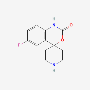 molecular formula C12H13FN2O2 B1314192 6-Fluorospiro[4H-3,1-benzoxazine-4,4'-piperidin]-2(1H)-one CAS No. 92926-32-4