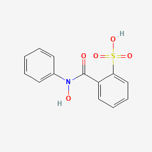 2-[Hydroxy(phenyl)carbamoyl]benzene-1-sulfonic acid