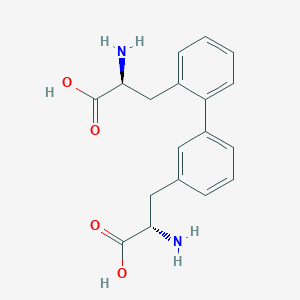 (2S)-2-amino-3-[3-[2-[(2S)-2-amino-2-carboxyethyl]phenyl]phenyl]propanoic acid