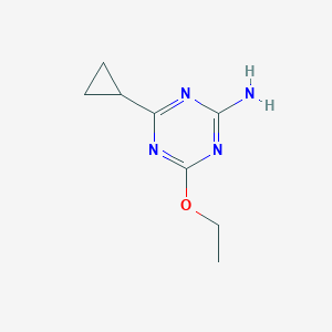 4-Cyclopropyl-6-ethoxy-1,3,5-triazin-2-amine