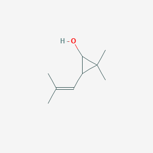 2,2-Dimethyl-3-(2-methylprop-1-en-1-yl)cyclopropanol