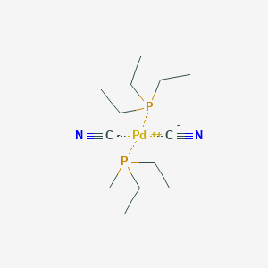 trans-Dicyanobis(triethylphosphine)palladium