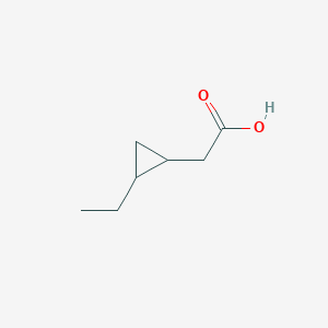 molecular formula C7H12O2 B1314205 2-(2-乙基环丙基)乙酸 CAS No. 344329-88-0