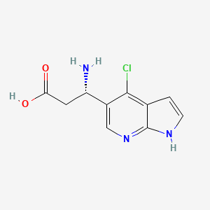 (S)-3-Amino-3-(4-chloro-1H-pyrrolo[2,3-b]pyridin-5-yl)propanoicacid