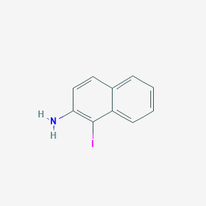 molecular formula C10H8IN B1314207 1-碘萘-2-胺 CAS No. 90016-93-6