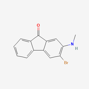 3-Bromo-2-(methylamino)-9h-fluoren-9-one